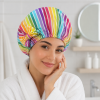 کلاه کشدار دولایه شعرباف رنگ صورتی